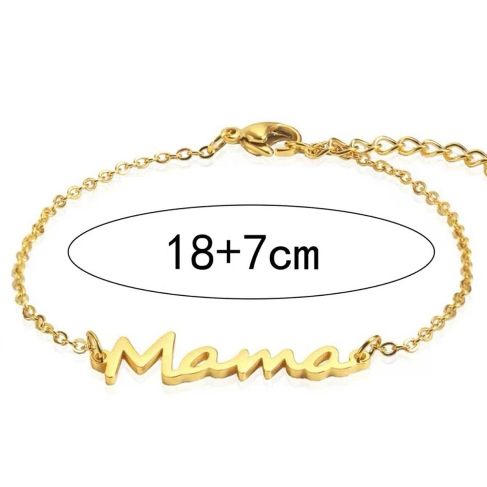 Fashionable Letter Decor Bracelet For Women For Mother's Day Gift - Picture 2 of 3